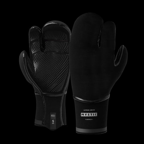 Mystisch - 5mm Oberster Hummer Wassersporthandschuh - 2025 - Schwarz